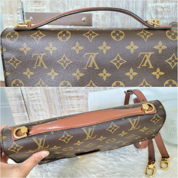 💕DISCONTINUED Very Rare Crossbody/ Shoulder Bag LOUIS VUITTON "Monceau 28" - Picture 9 of 16